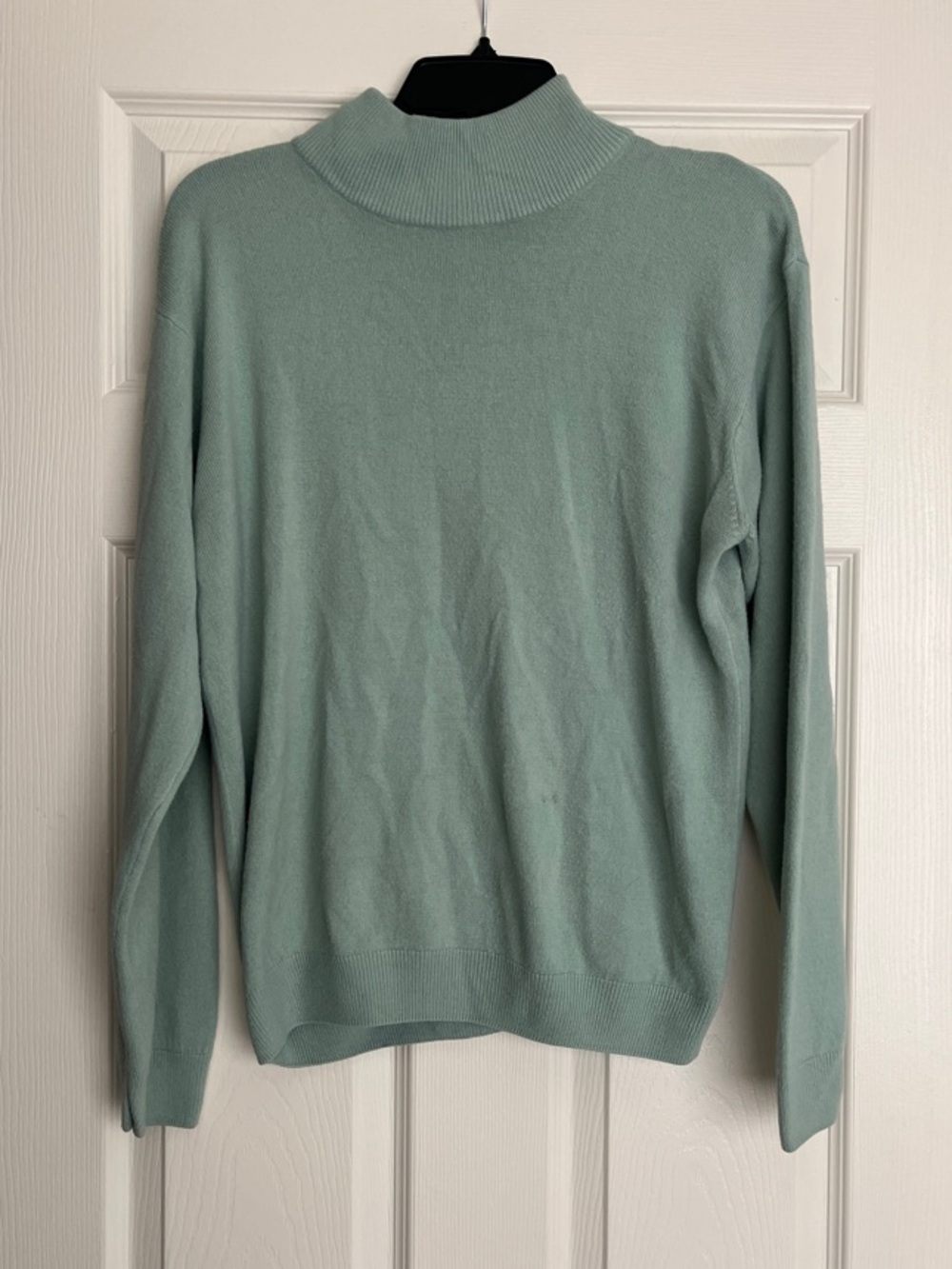 Milano Sage Green Mock Neck Sweater